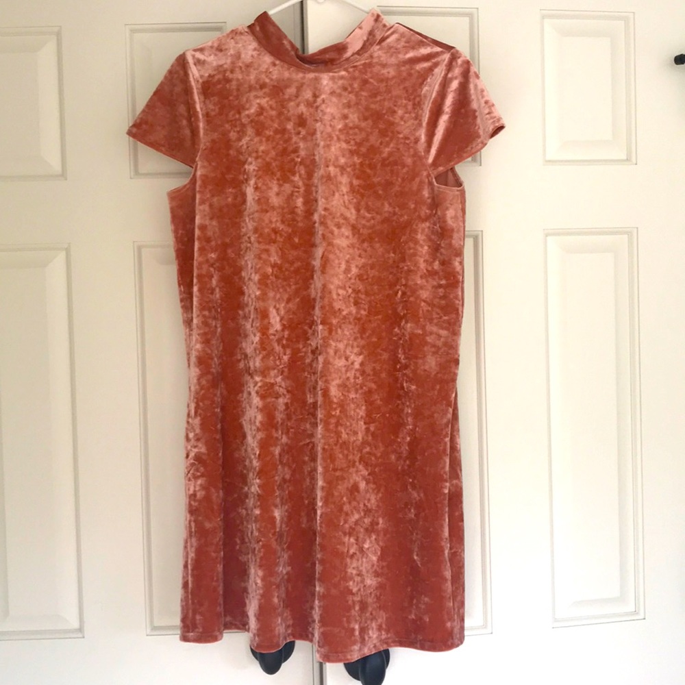 Crushed velvet Madewell dress